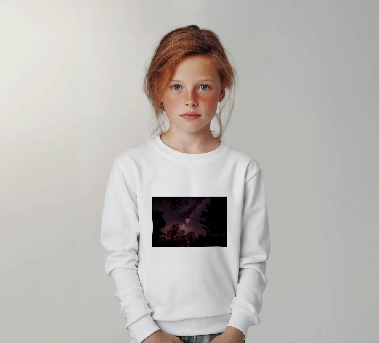 cielo notturno a via lattea felpa bambino da Earthly Visions