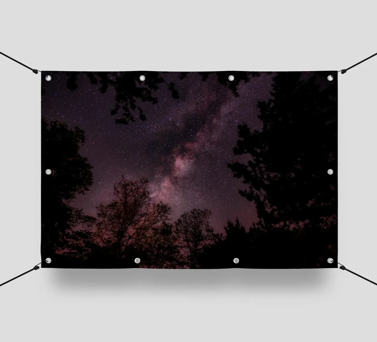 cielo notturno a via lattea telo in pvc da Earthly Visions