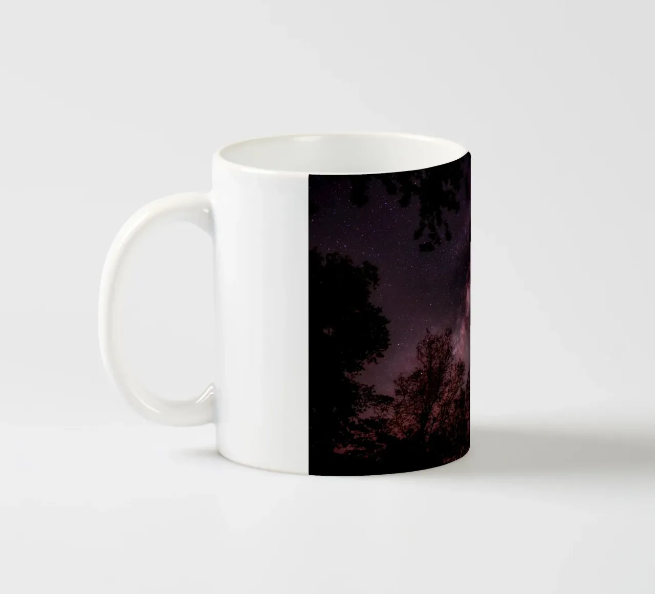 cielo notturno a via lattea tazza in ceramica da Earthly Visions