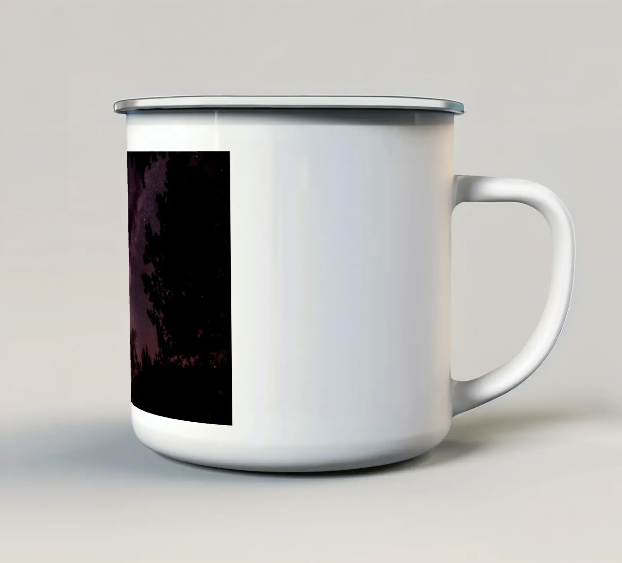 cielo notturno a via lattea tazza in smalto da Earthly Visions