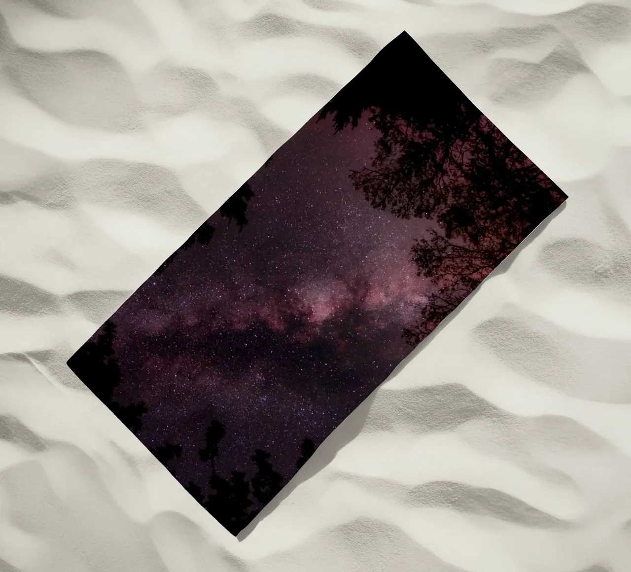 cielo notturno a via lattea telo mare da Earthly Visions