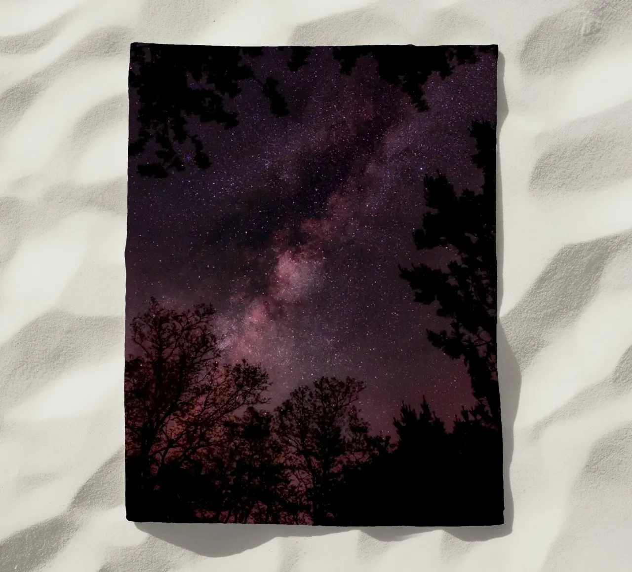 cielo notturno a via lattea telo mare da Earthly Visions