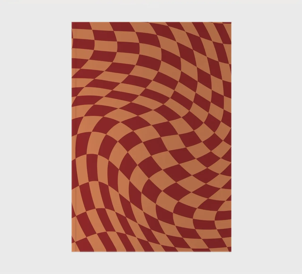 Wavy checker 16 notebook by Little Dean