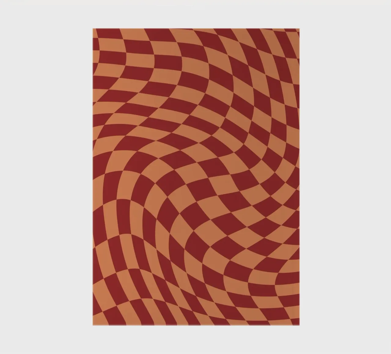 Wavy checker 16 notebook by Little Dean