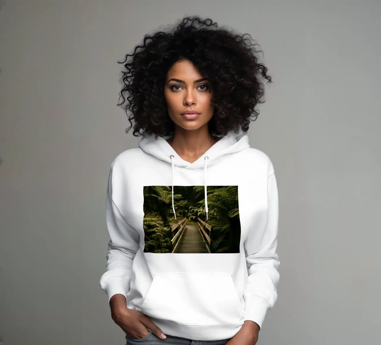 foresta a ponte felpa con cappuccio da Earthly Visions