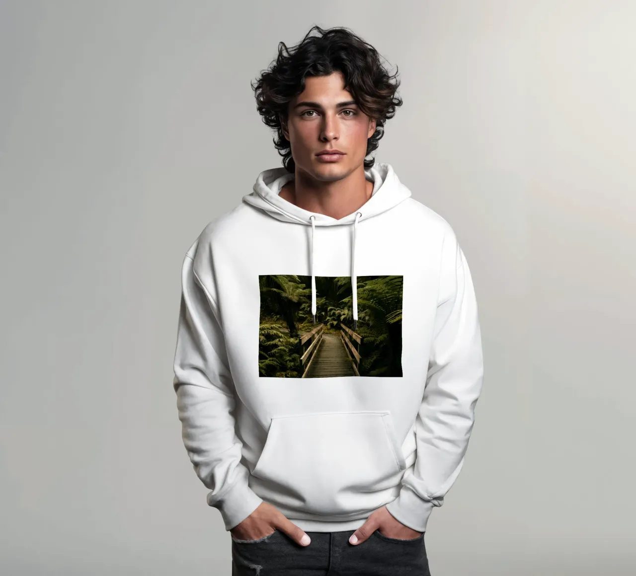 foresta a ponte felpa con cappuccio da Earthly Visions