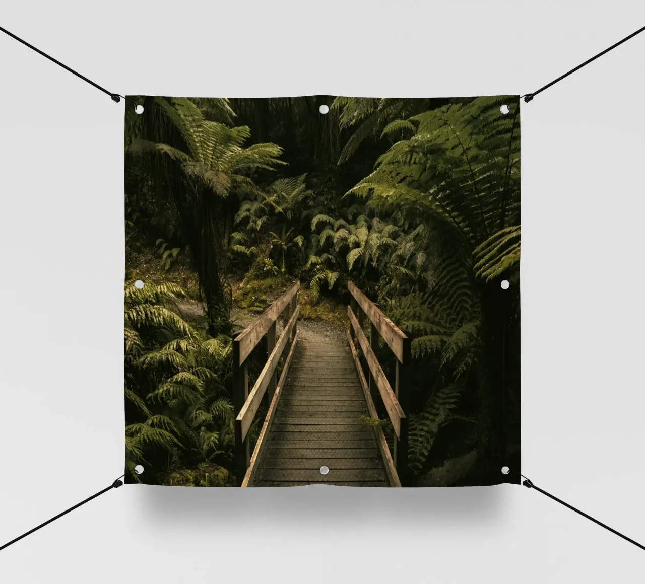 foresta a ponte telo in pvc da Earthly Visions