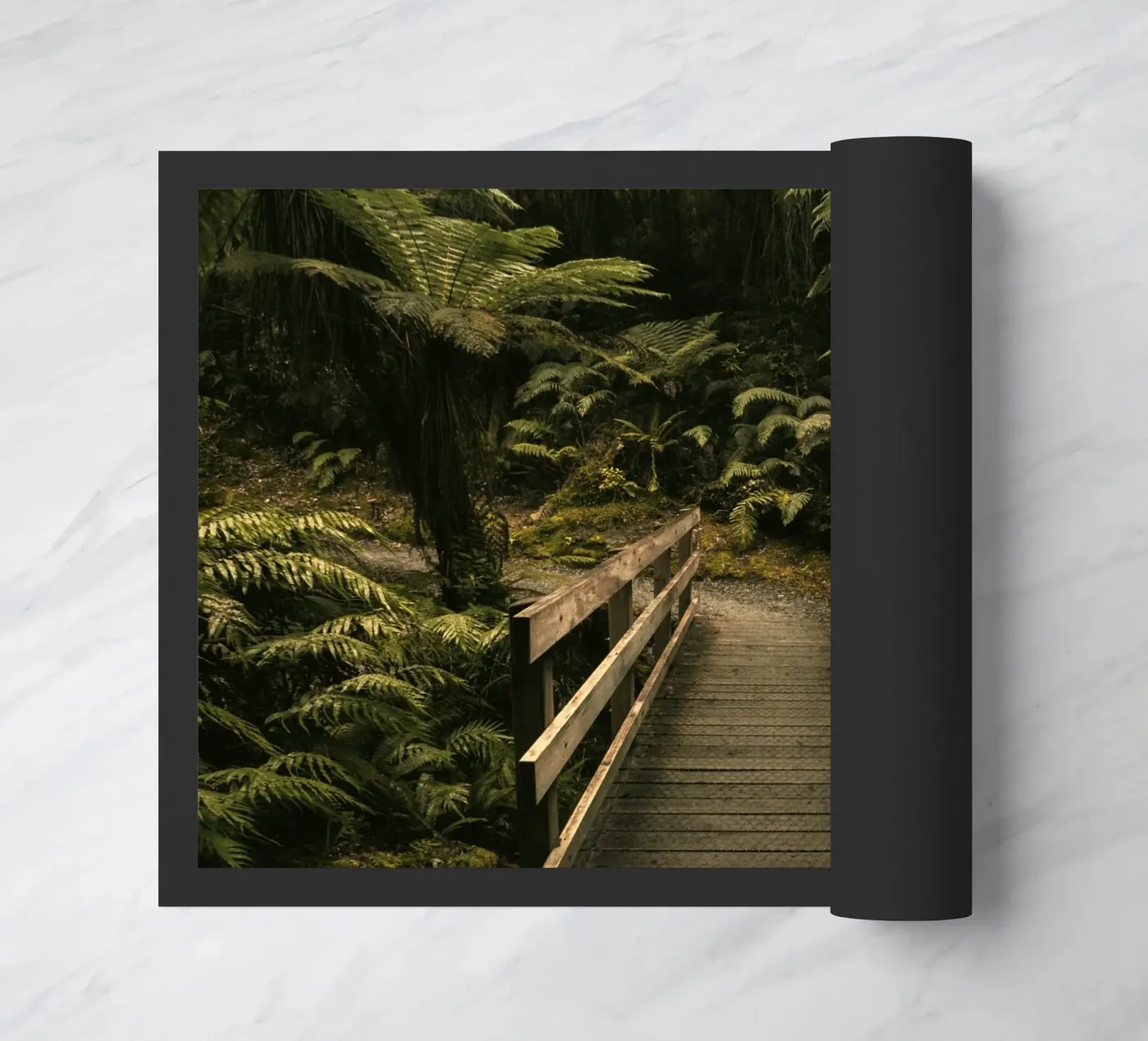 bridge forest doormat by Earthly Visions