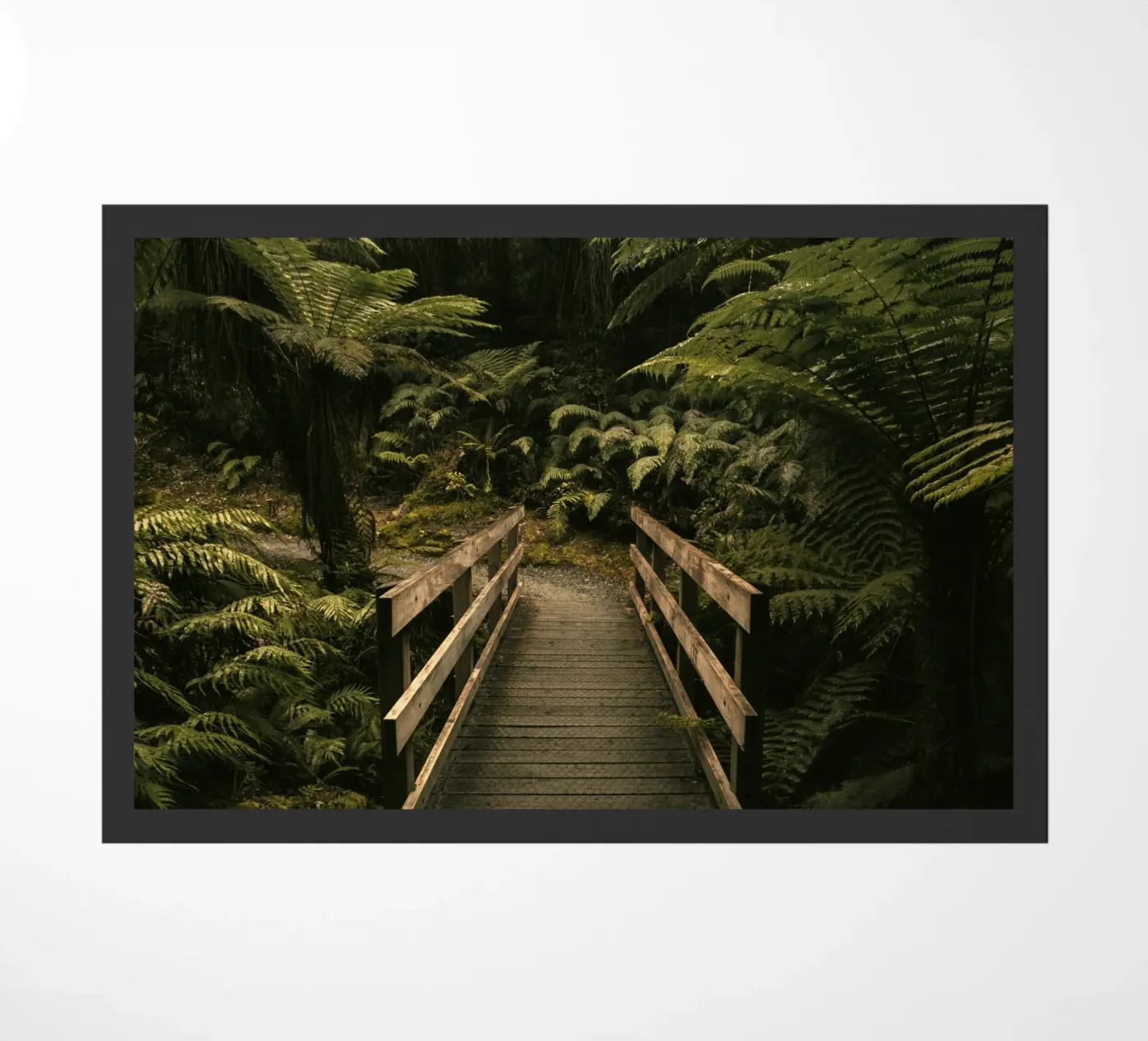 bridge forest doormat by Earthly Visions