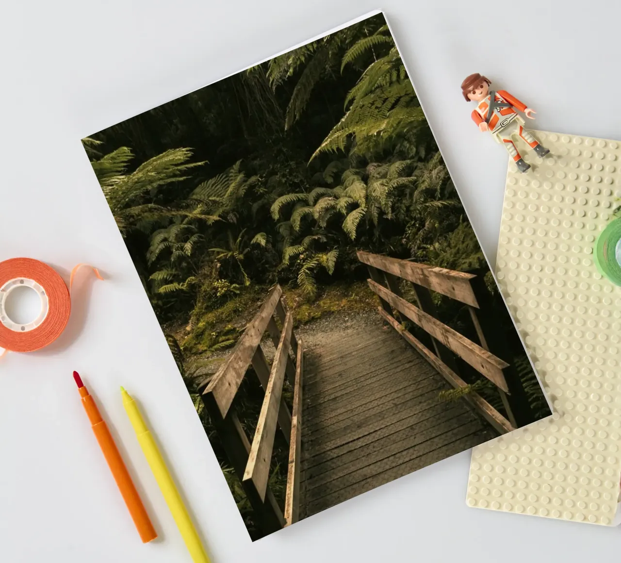 bridge forest notebook by Earthly Visions