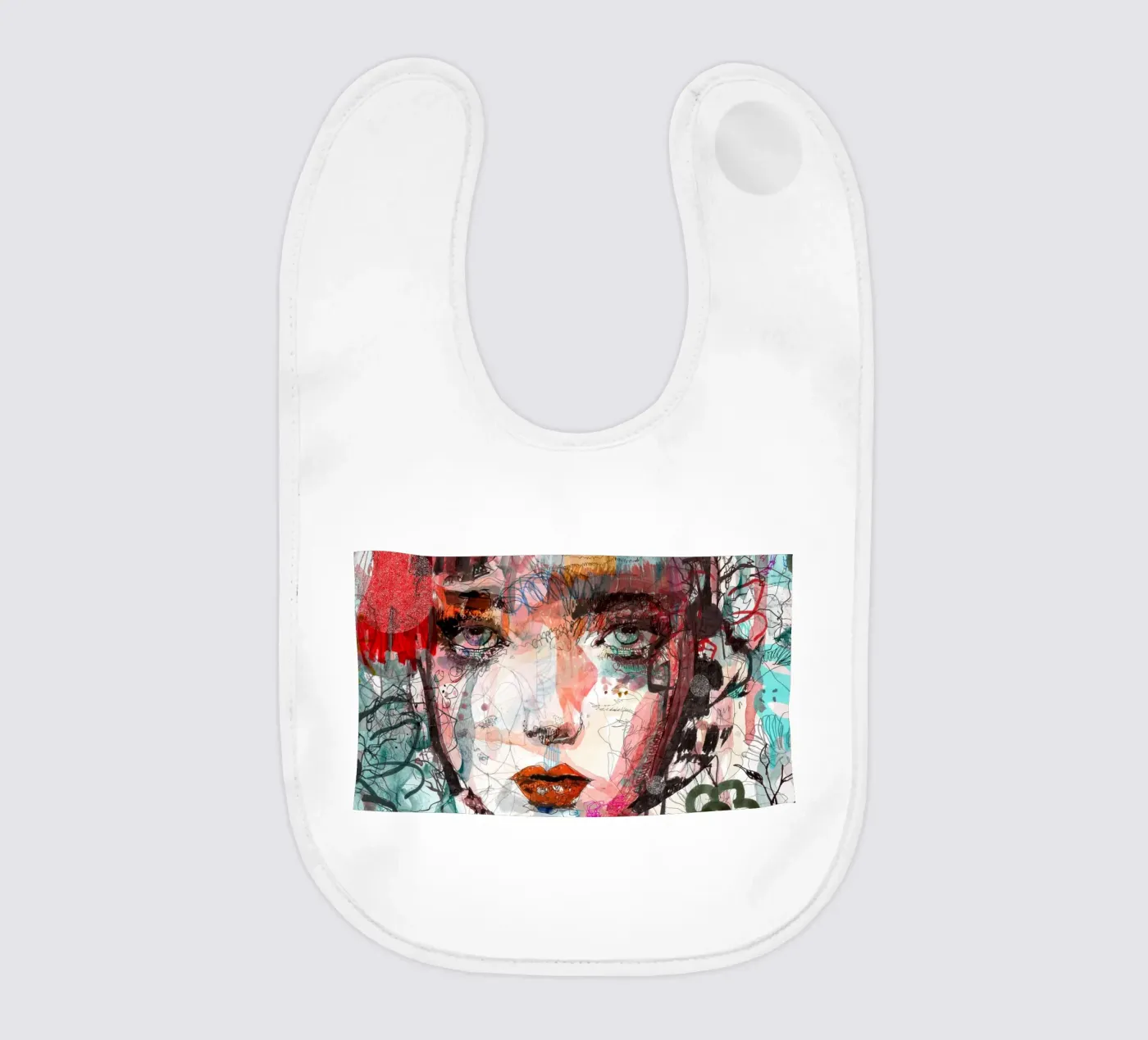 face Babylätzchen von Giulio Iurissevich