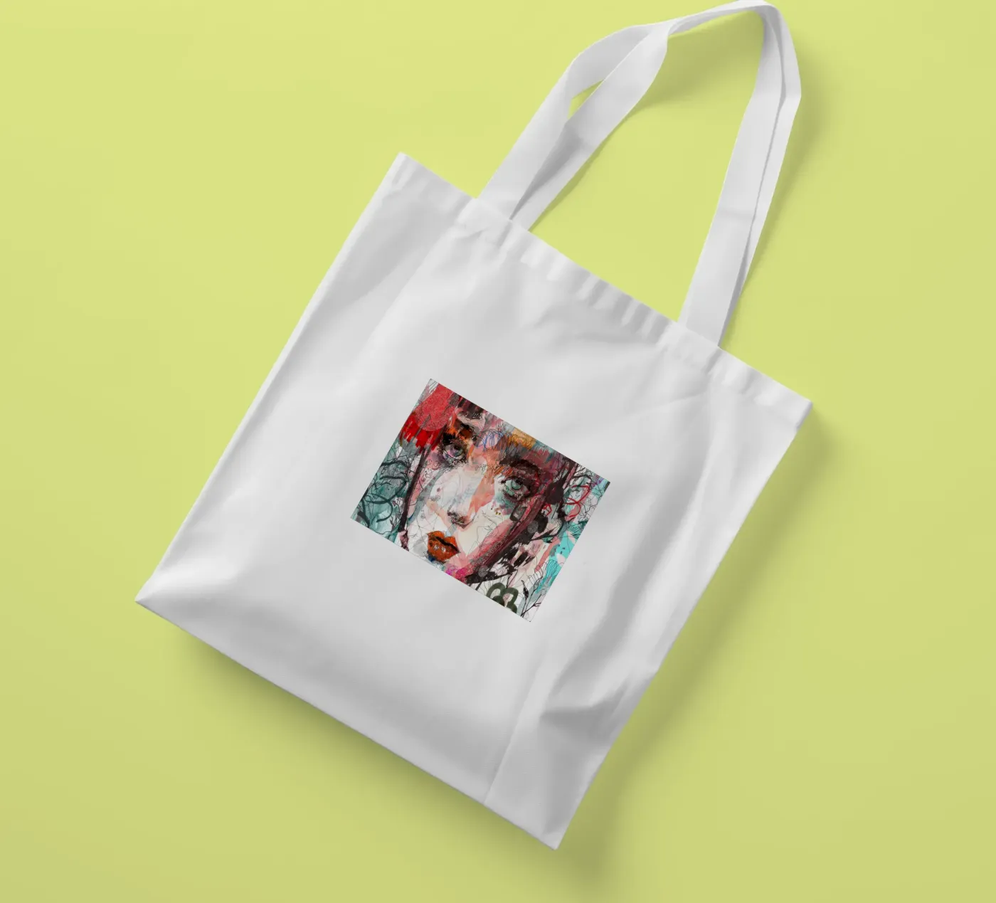 face tote bag by Giulio Iurissevich