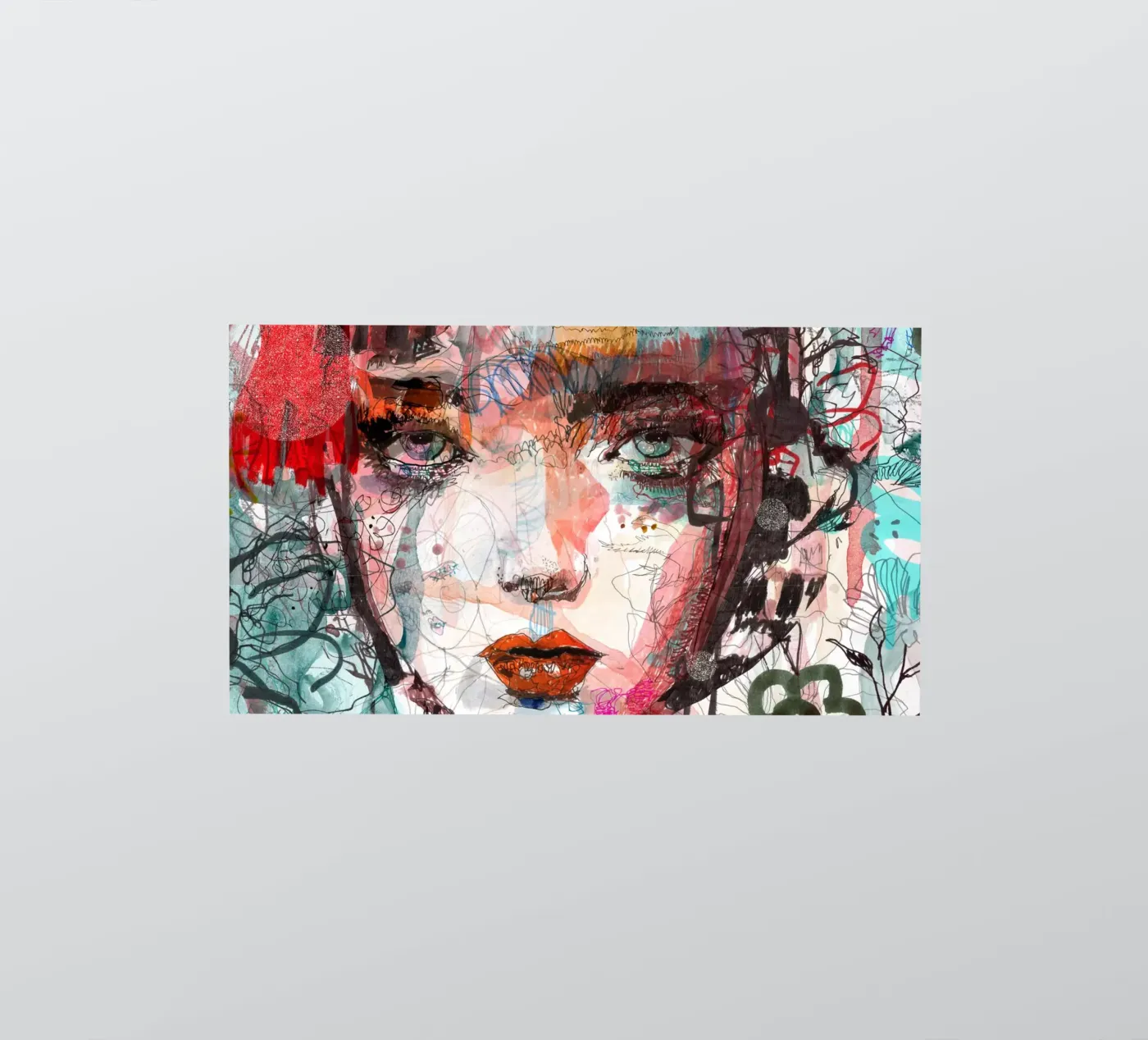 face sticker van Giulio Iurissevich