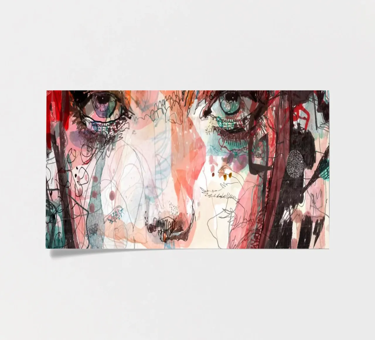 face sticker sheet by Giulio Iurissevich