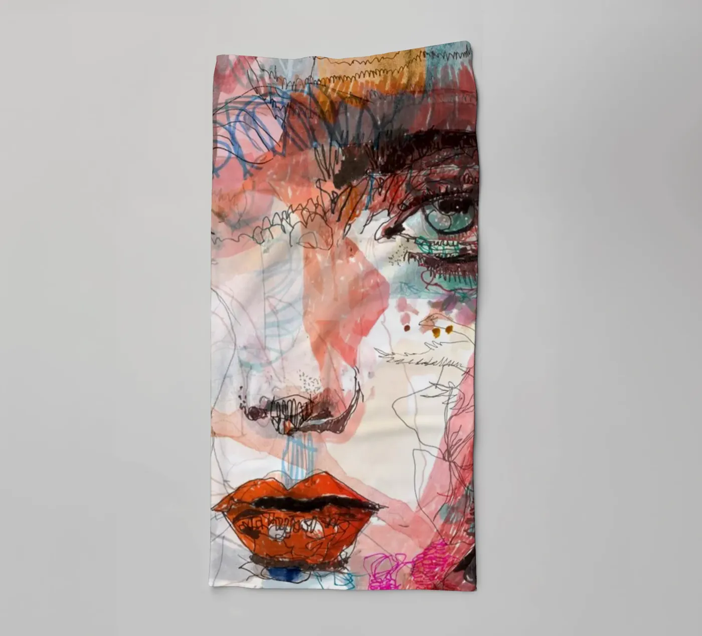 face badhanddoek van Giulio Iurissevich