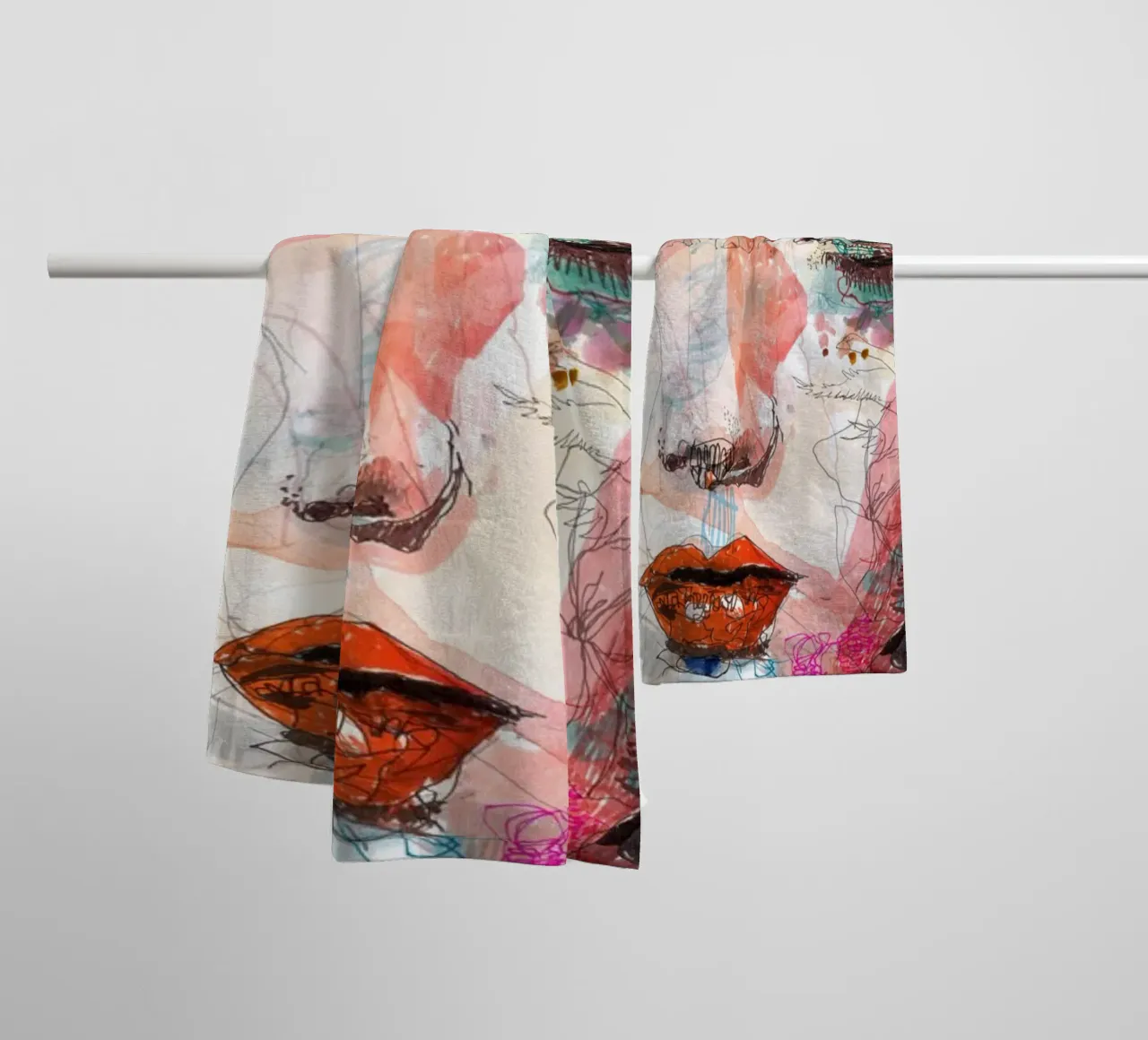 face badhanddoek van Giulio Iurissevich