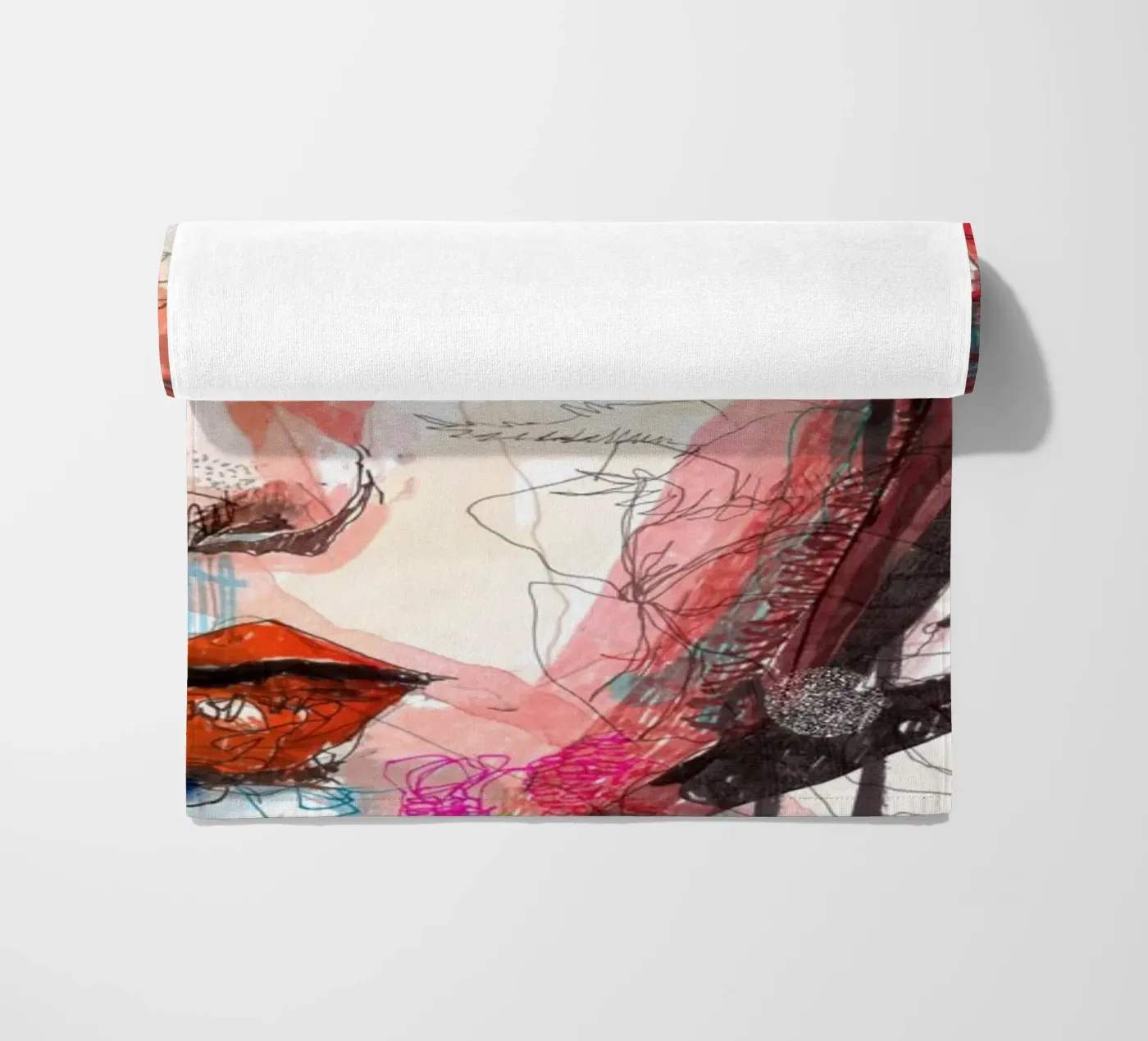 face beach towel by Giulio Iurissevich