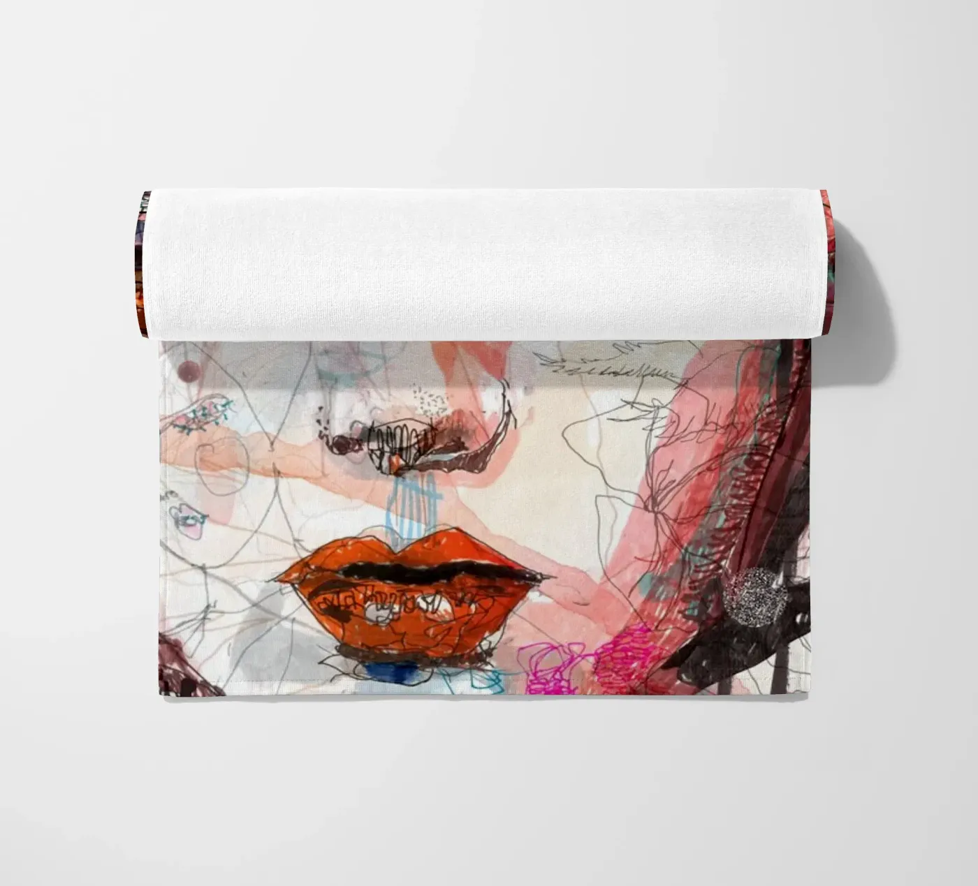 face beach towel by Giulio Iurissevich