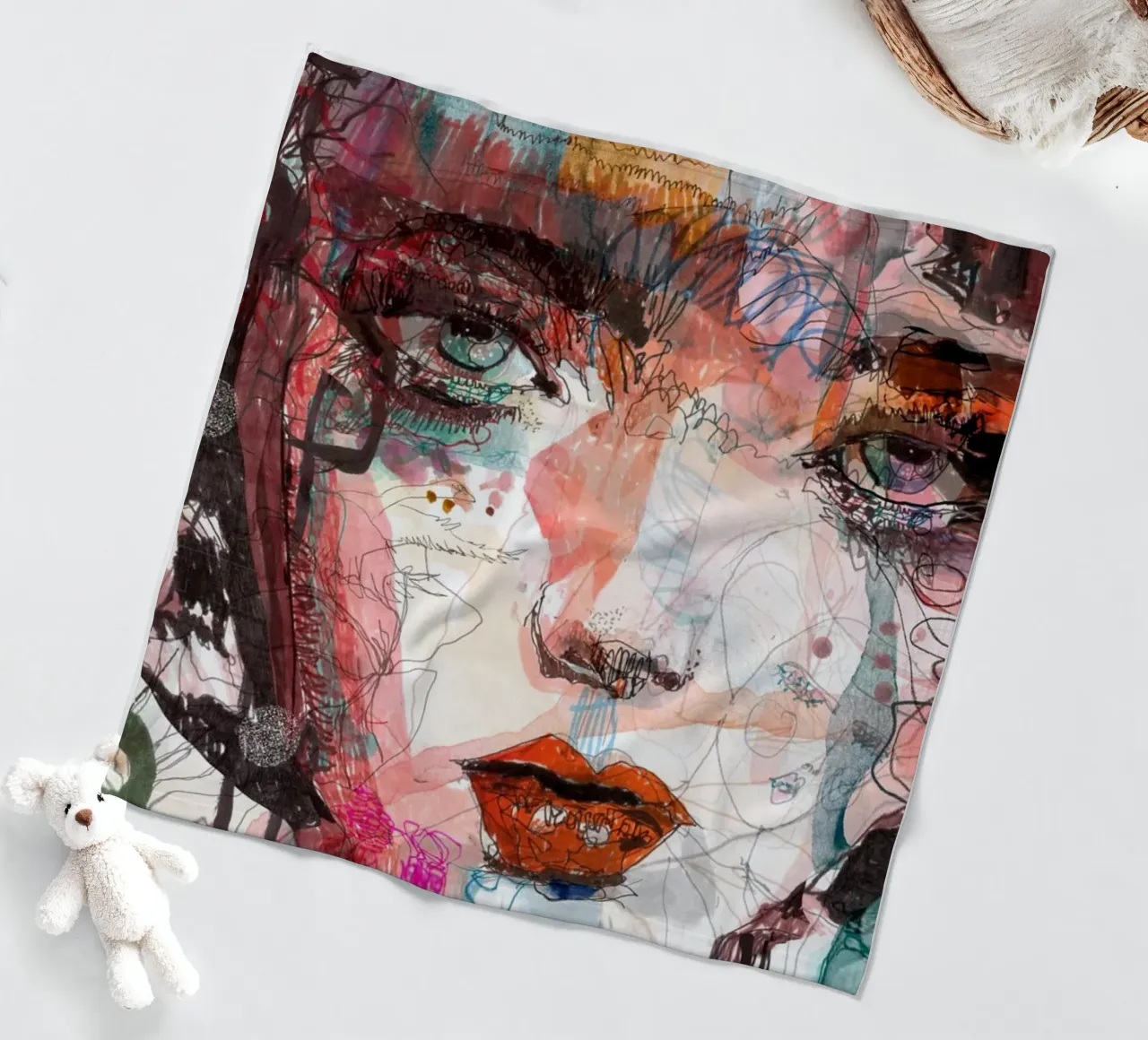 face Fleecedecke von Giulio Iurissevich