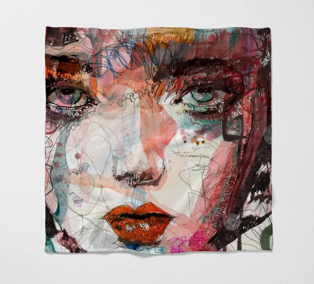 face Fleecedecke von Giulio Iurissevich