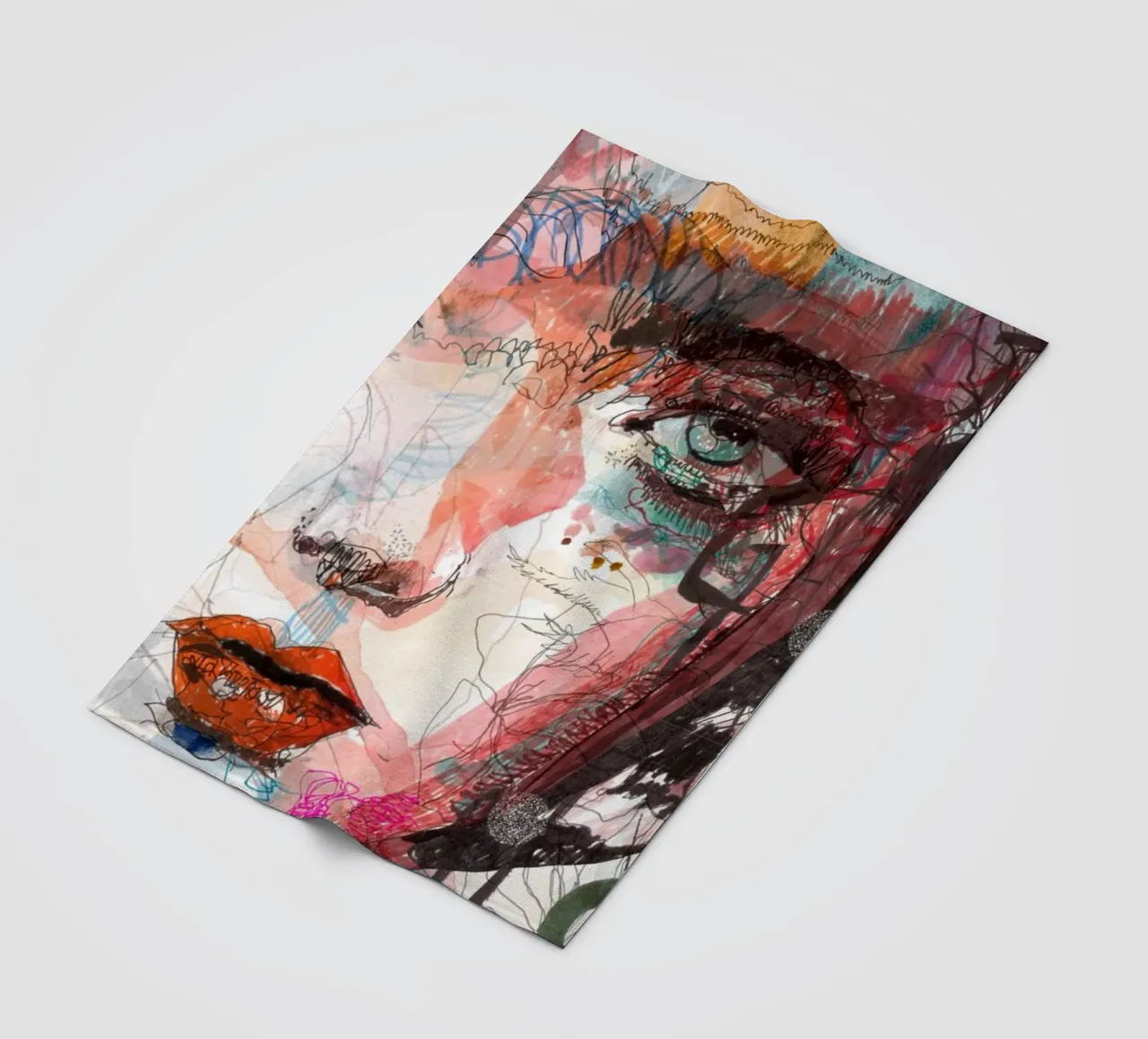 face Fleecedecke von Giulio Iurissevich