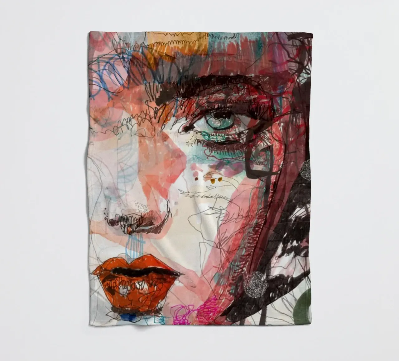 face Fleecedecke von Giulio Iurissevich