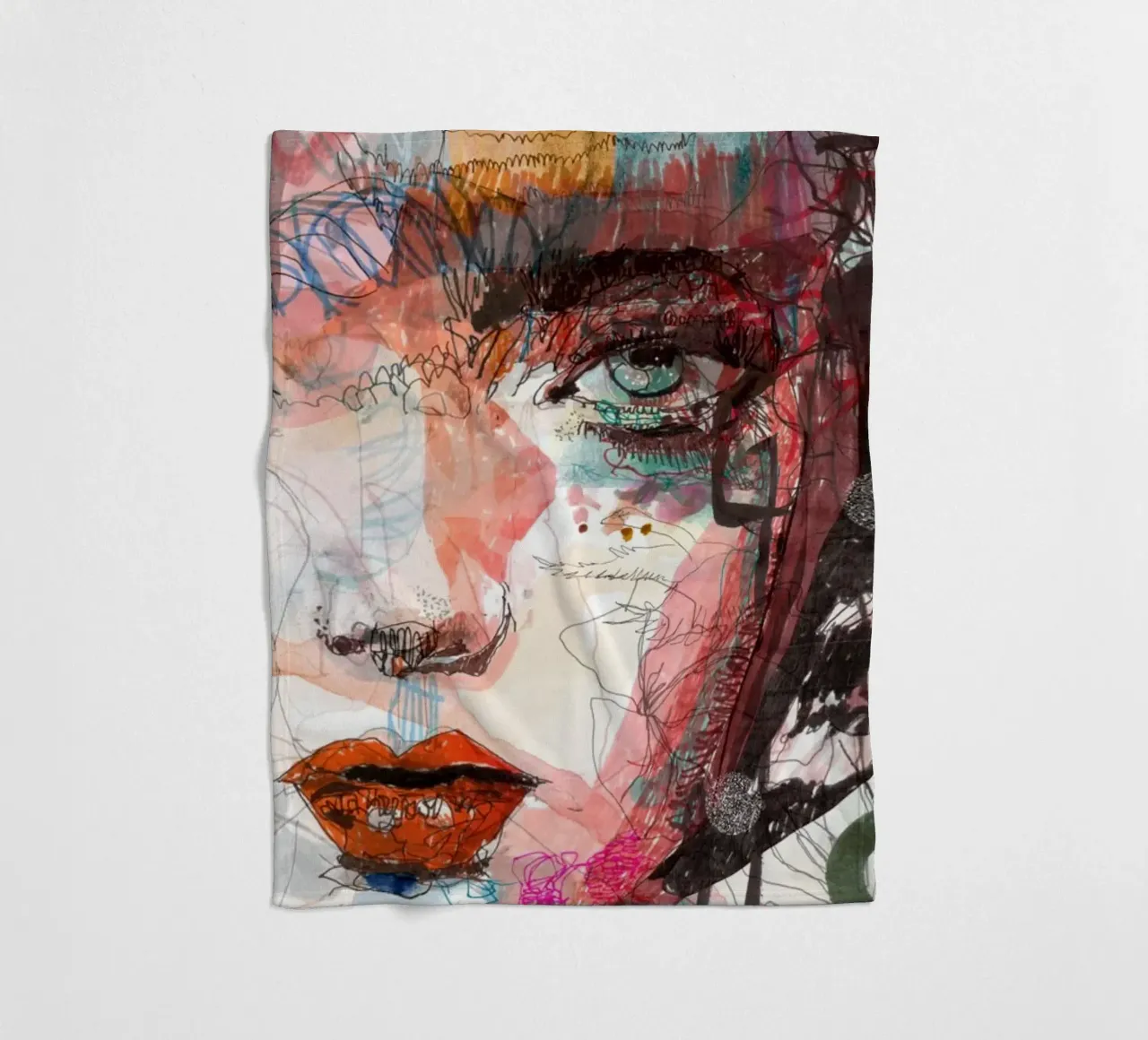 face Fleecedecke von Giulio Iurissevich