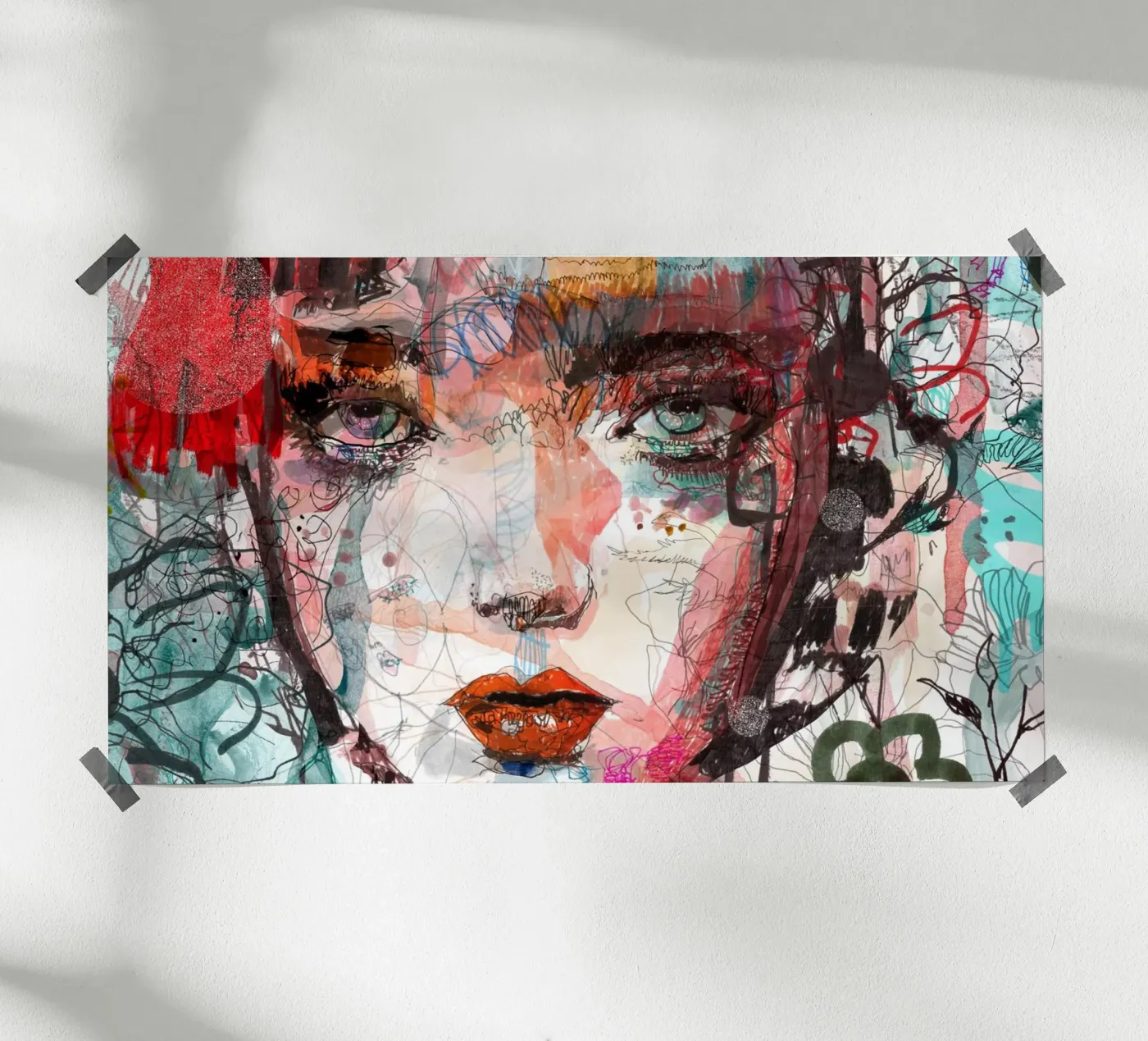 face poster by Giulio Iurissevich