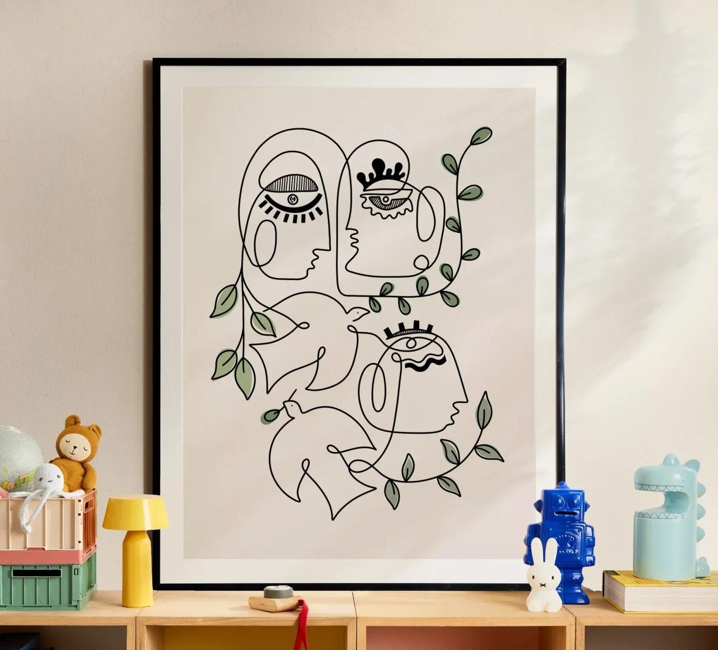 Crowded Eternity poster by Shatha Al Dafai