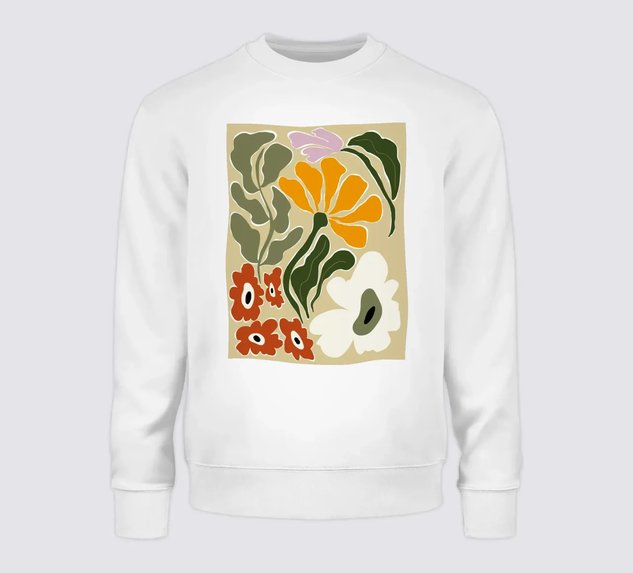 Bloeiend midden van de eeuw sweatshirt van Miho Art Studio