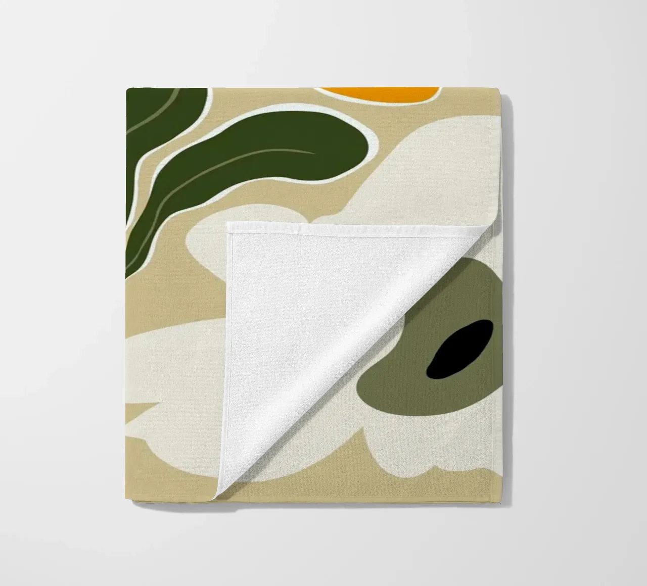 Bloomscape di metà secolo telo mare da Miho Art Studio