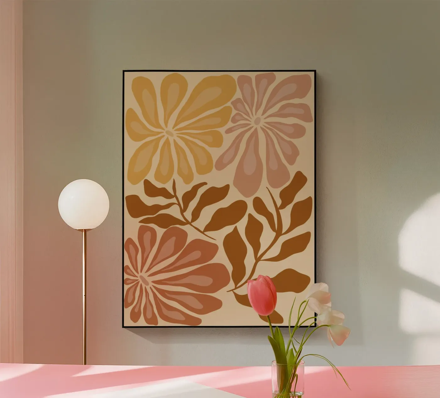 Earthy Elegance plexiglass da Miho Art Studio