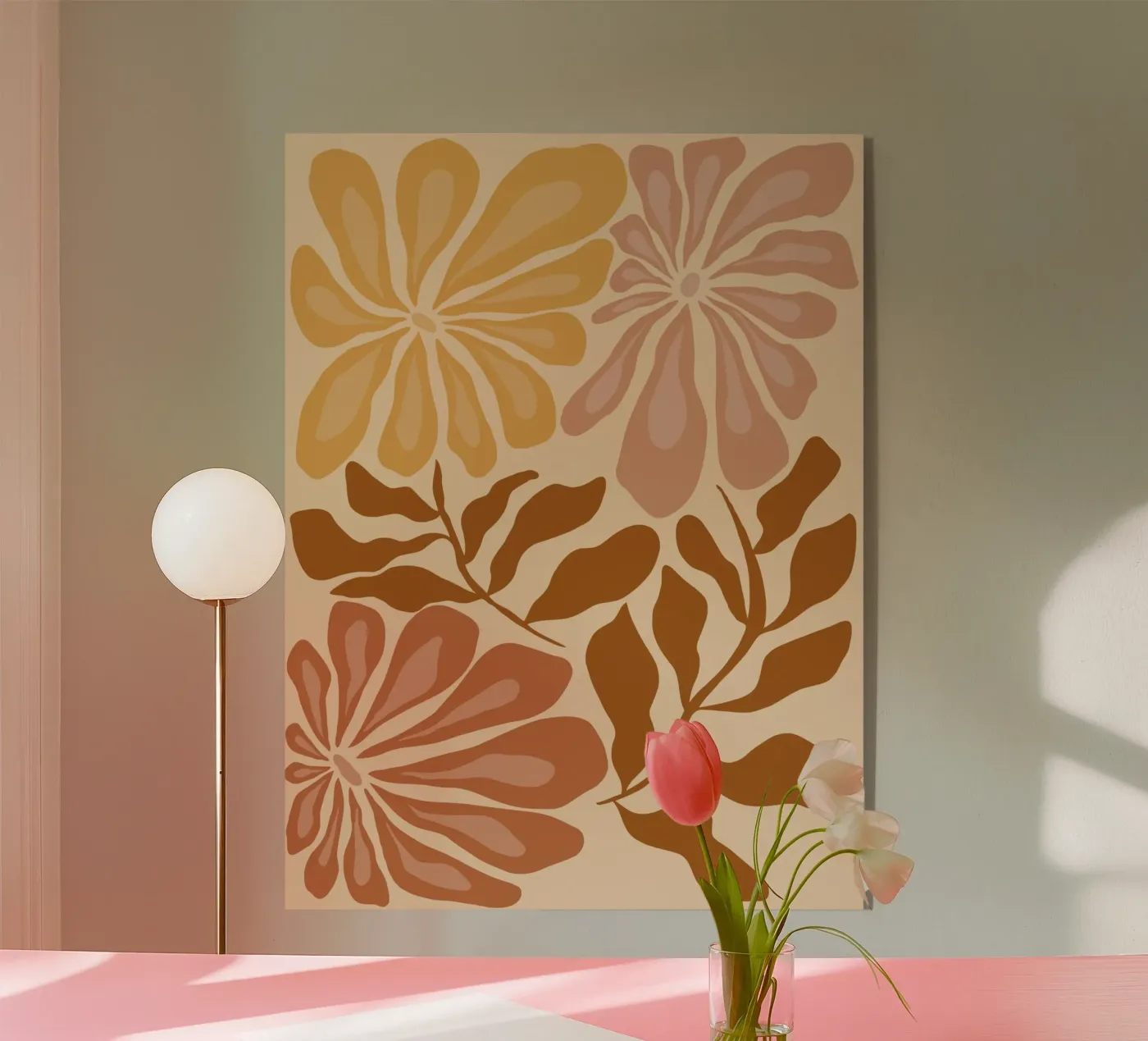 Earthy Elegance plexiglass da Miho Art Studio
