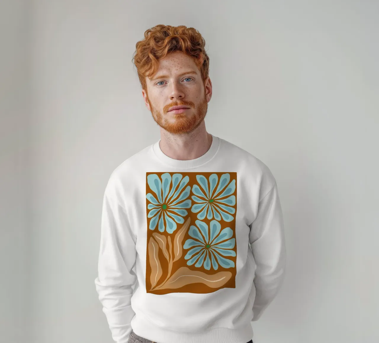Fiori d'ambra felpa da Miho Art Studio