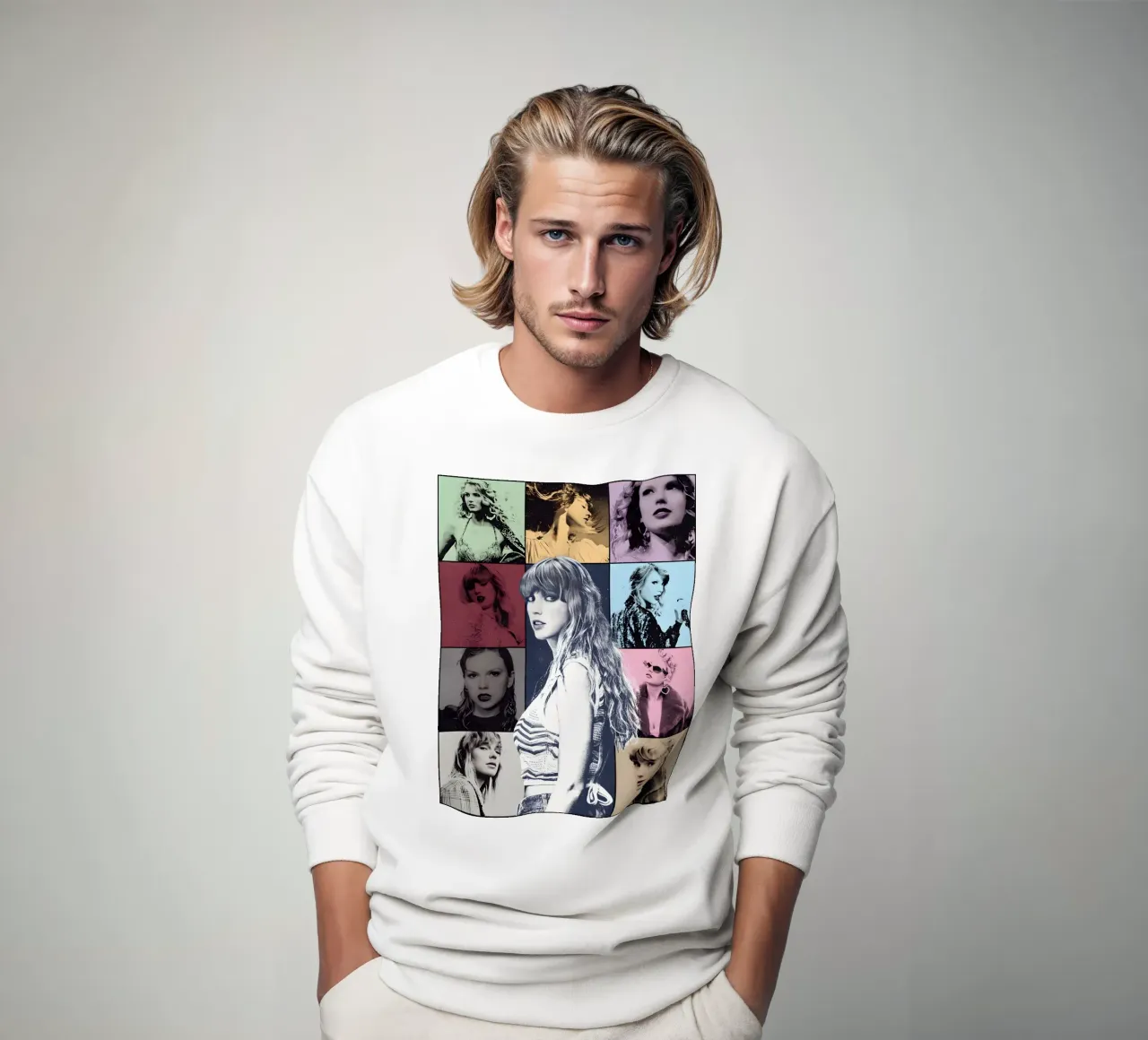 Collage gierzwaluwen Vector sweatshirt van Home Band Shop
