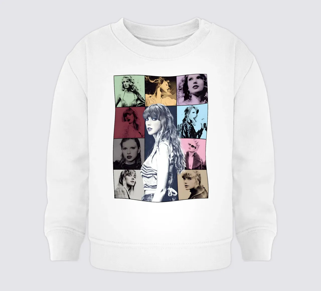 Collage gierzwaluwen Vector baby sweatshirt van Home Band Shop