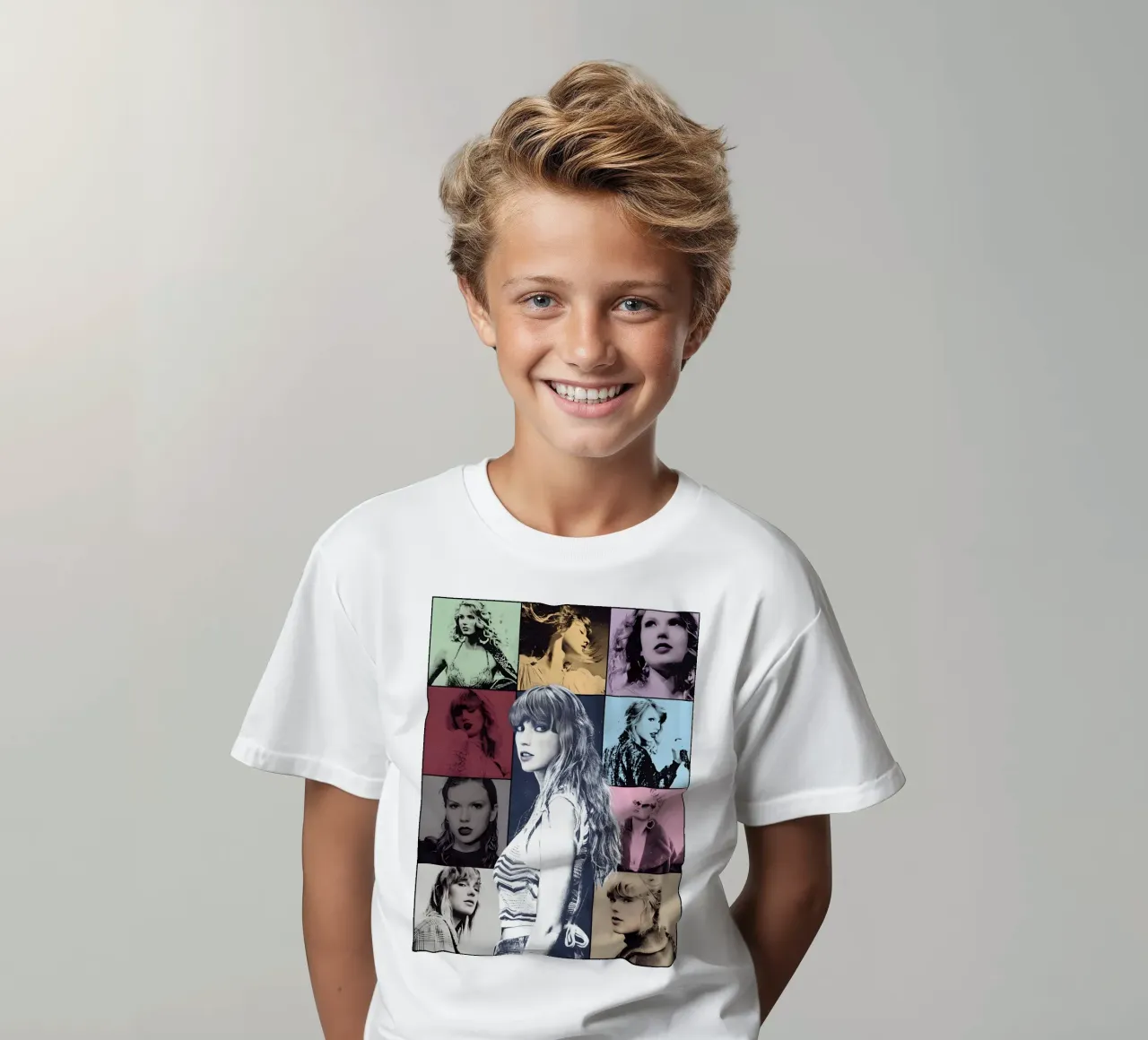 Collage gierzwaluwen Vector kinder t-shirt van Home Band Shop