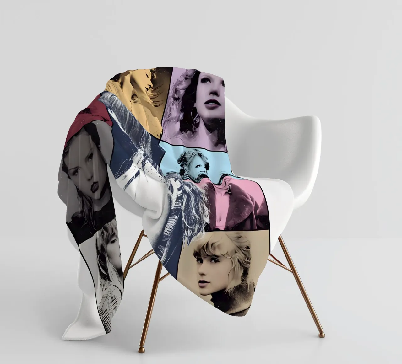 Collage gierzwaluwen Vector fleecedeken van Home Band Shop
