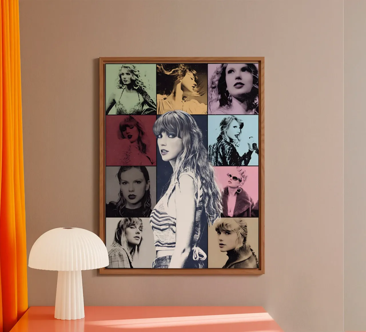 Collage gierzwaluwen Vector aluminium-dibond van Home Band Shop