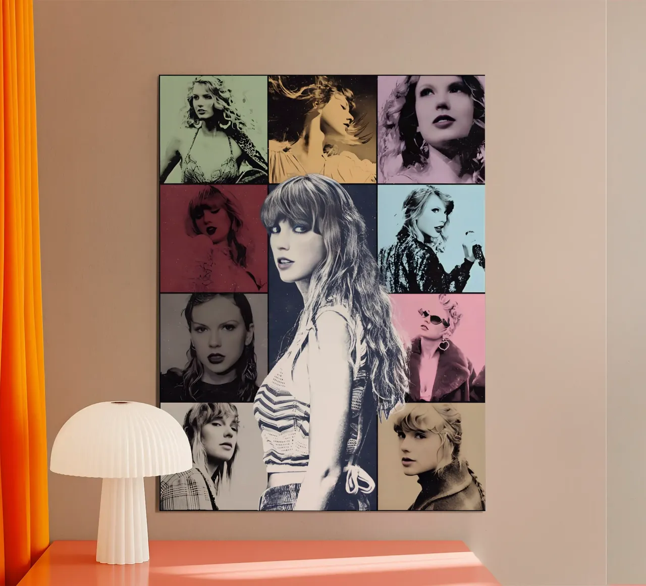 Collage gierzwaluwen Vector poster van Home Band Shop