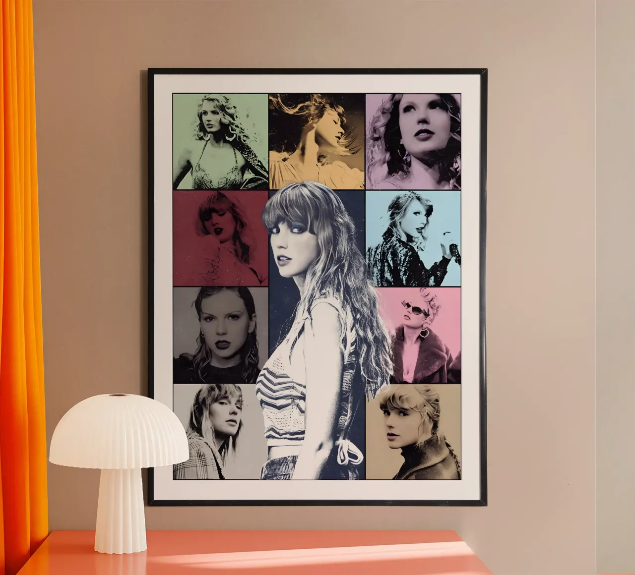 Collage gierzwaluwen Vector poster van Home Band Shop