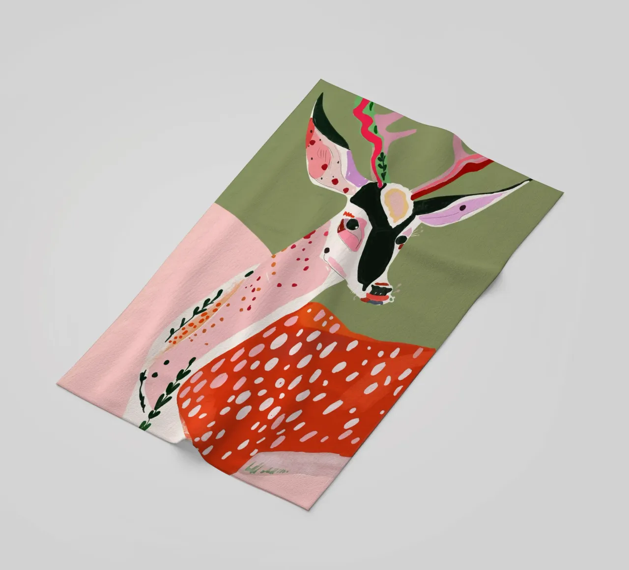 Betoverd hert strandhanddoek van ArtsySesta
