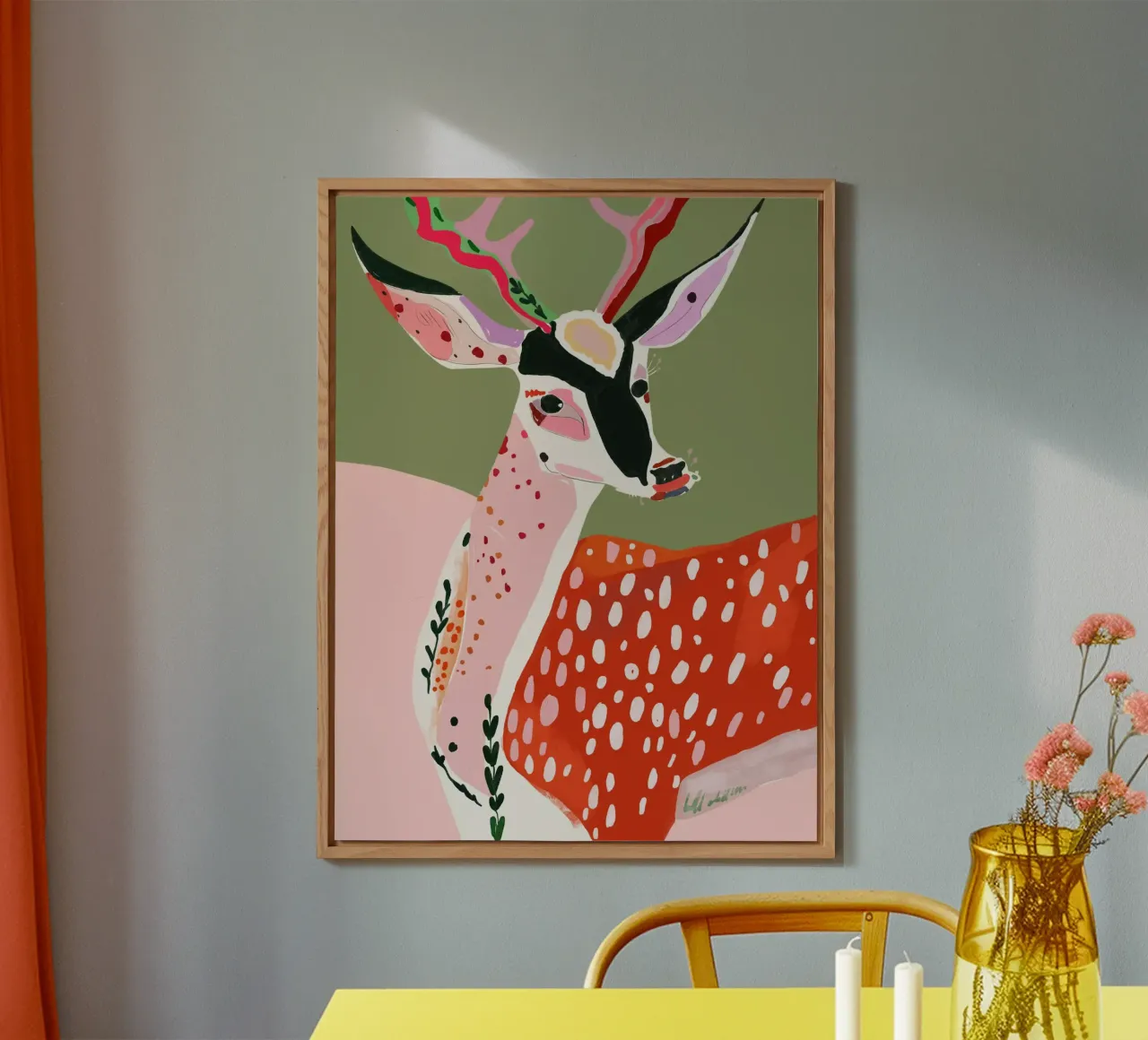 Enchanted Deer alu-dibond by ArtsySesta