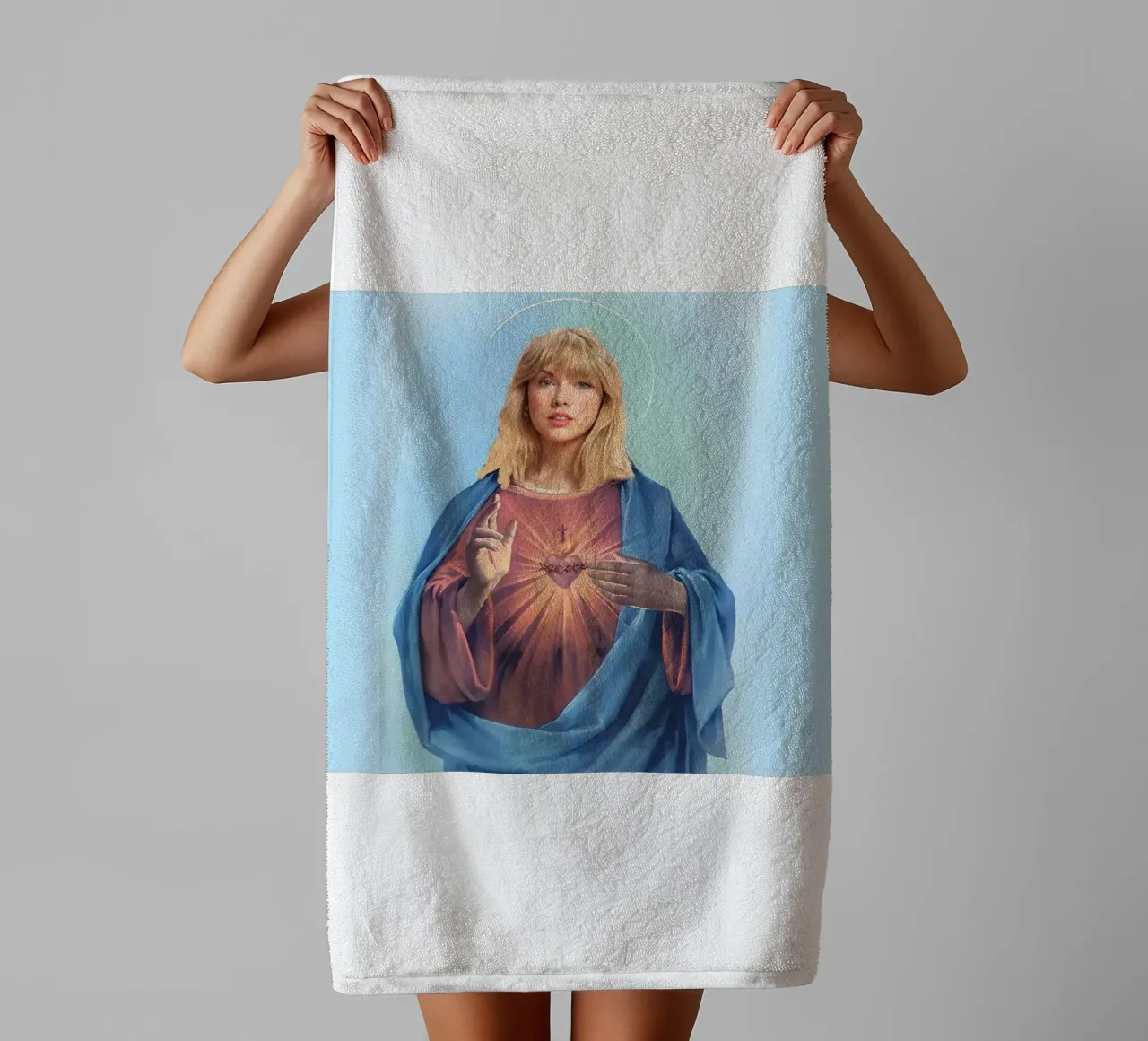 Jesus Parodi Gierzwaluwen badhanddoek van Home Band Shop