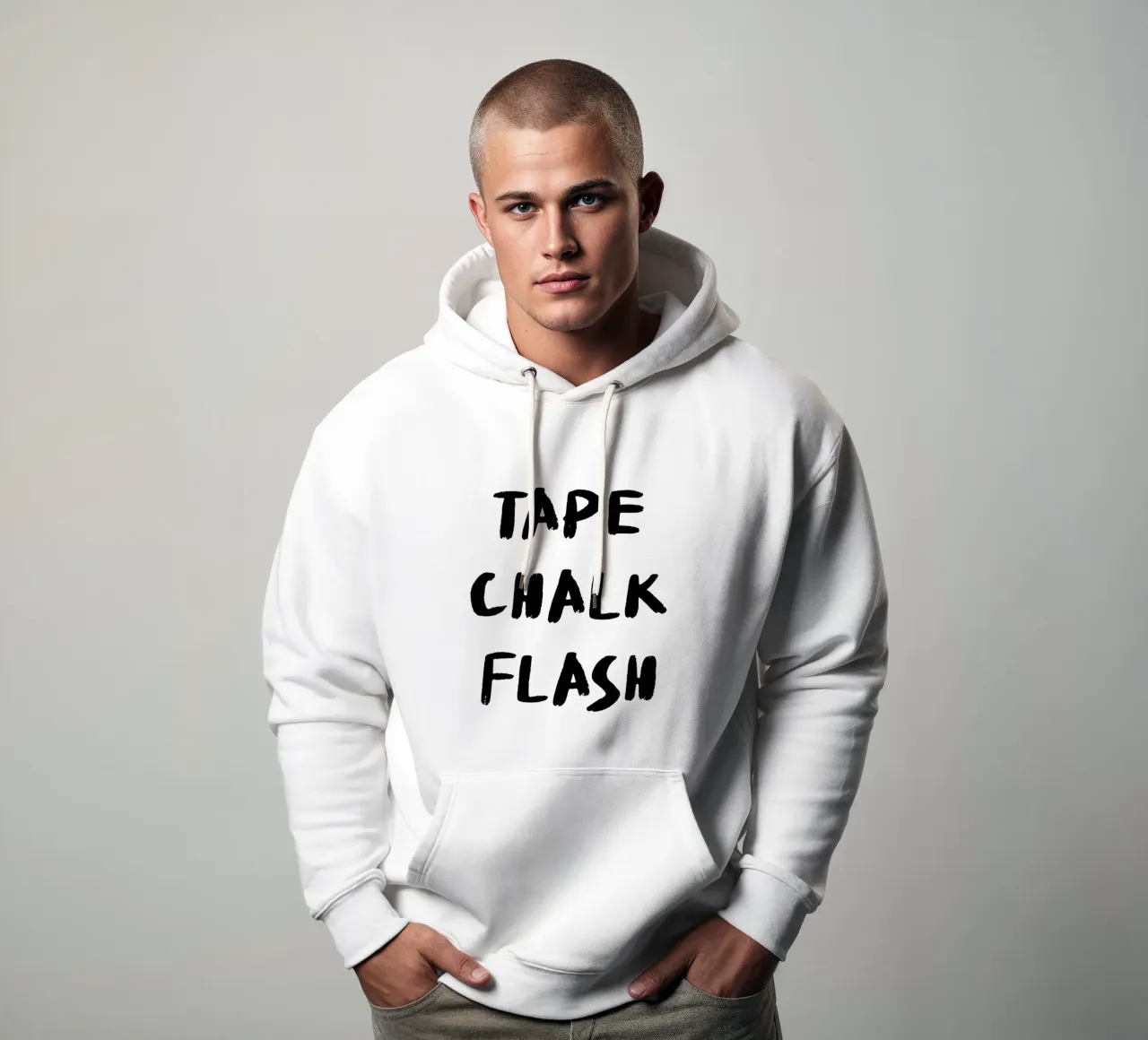 Chalk Tape Flash - Boulder Sprüche felpa con cappuccio da boulderquotes