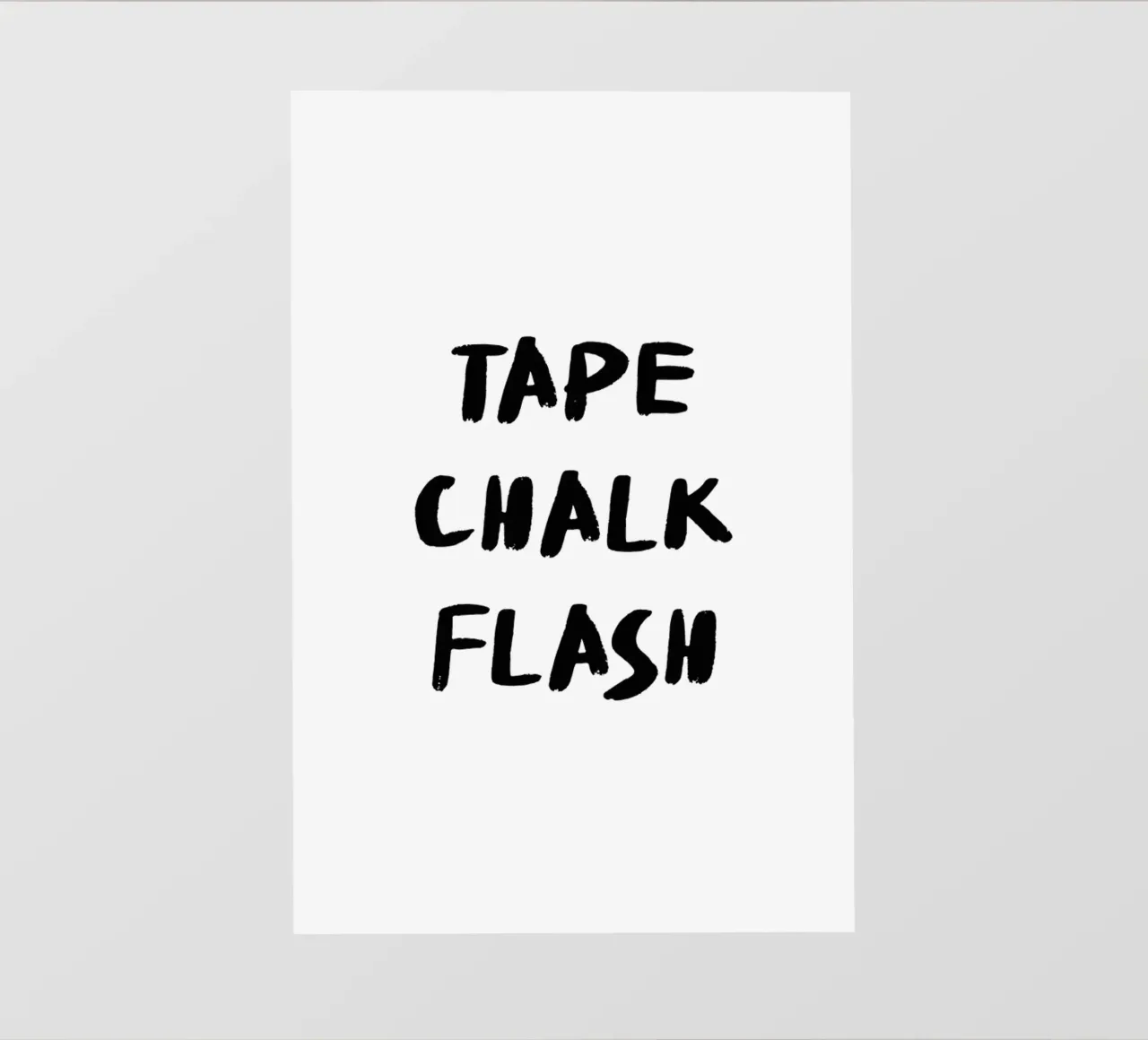 Chalk Tape Flash - Boulder Sprüche pellicola backlit da boulderquotes