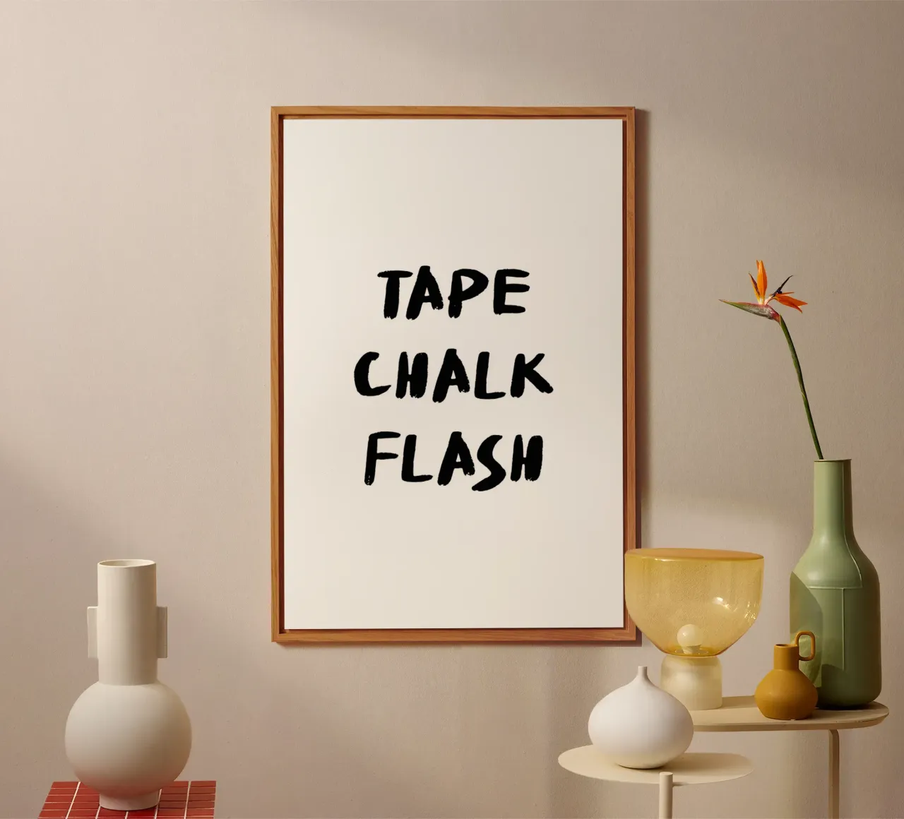 Chalk Tape Flash - Boulder Sprüche alluminio dibond da boulderquotes