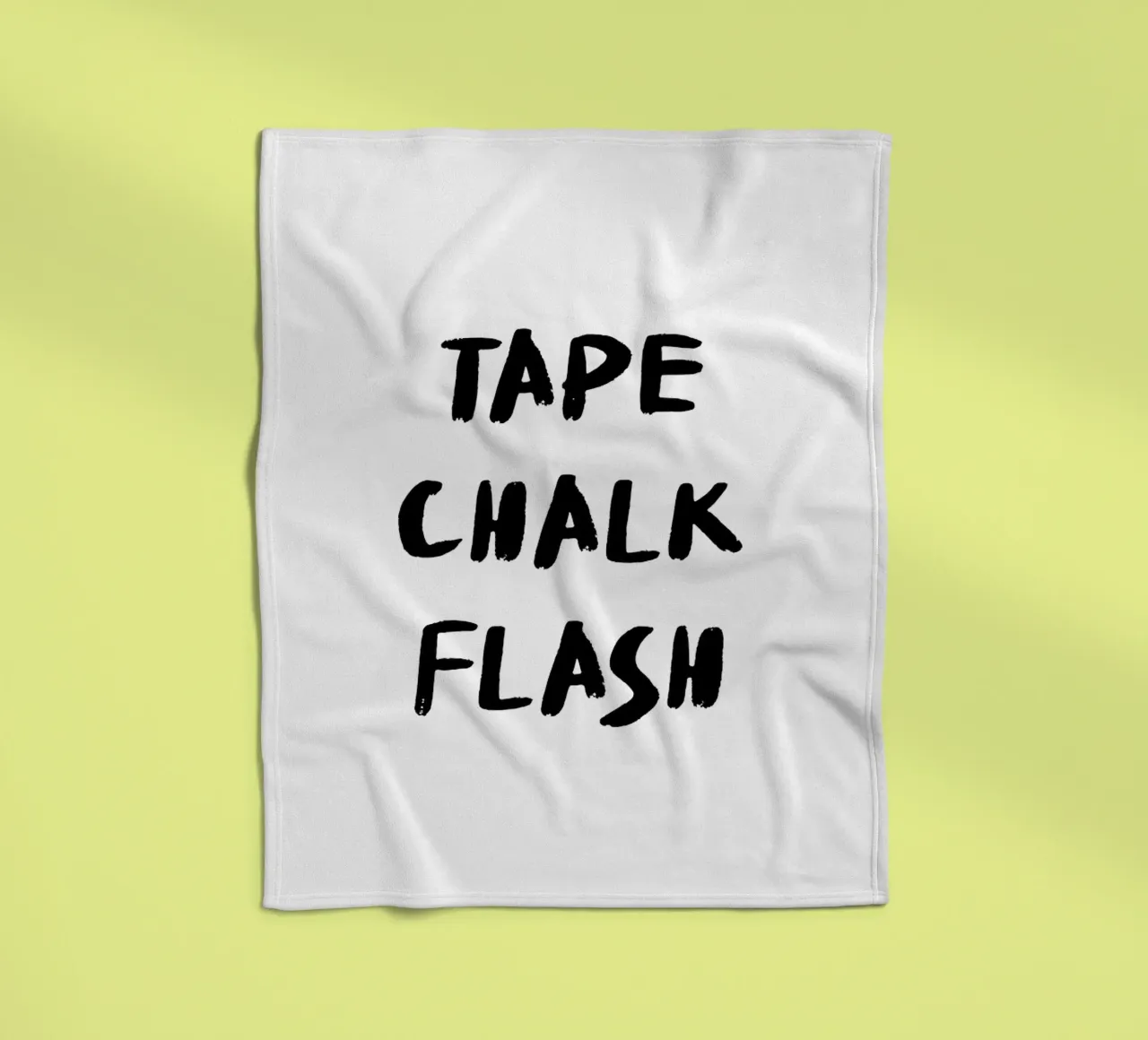 Chalk Tape Flash - Boulder Sprüche coperta in pile da boulderquotes