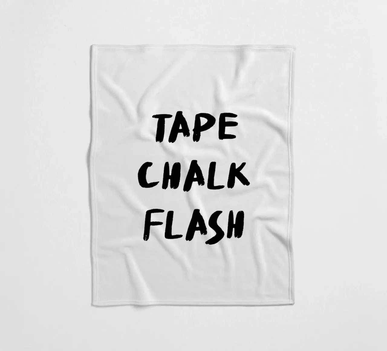 Chalk Tape Flash - Boulder Sprüche coperta in pile da boulderquotes