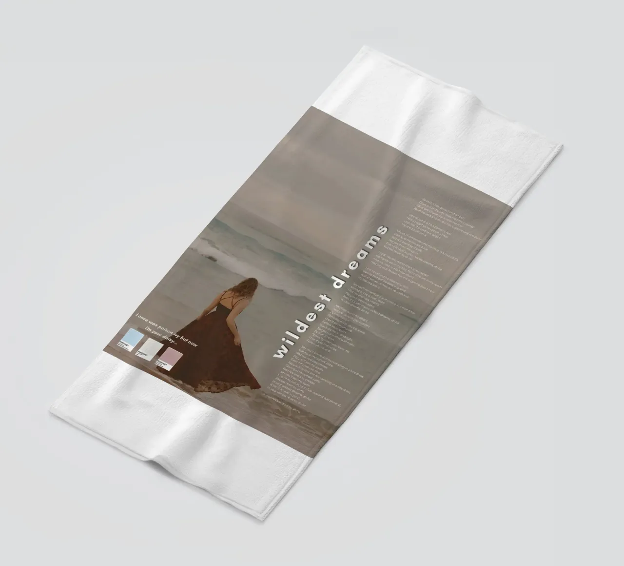 Wilde dromen Taylor Gierzwaluwen strandhanddoek van Home Band Shop